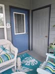 Newly painted patio